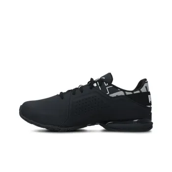 PUMA Viz Runner Repeat Cushioning Anti-Slip And Wear-Resistant Low-Top Running Shoes Men's Black