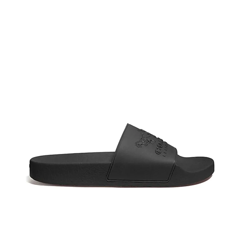 COACH Slip-Resistant Slide Slippers Men's Black-1