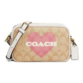 COACH Jamie Artificial Leather Camera Bag Shoulder Bag Crossbody Bag Mini Women's Light Khaki