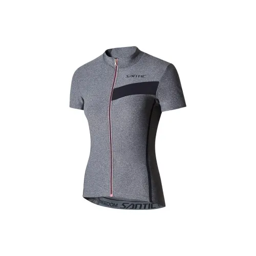 SANTIC Cycling Clothing Women's Gray