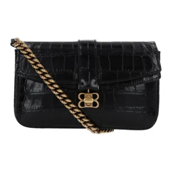 Balenciaga Calfskin Portable Crossbody Bag Shoulder Bag Women's Black