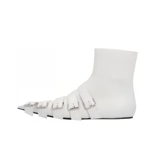 Balenciaga Ankle Boots Women's White