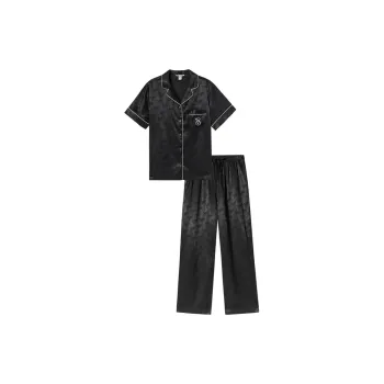 Victoria's Secret Pajama Set Women's Black