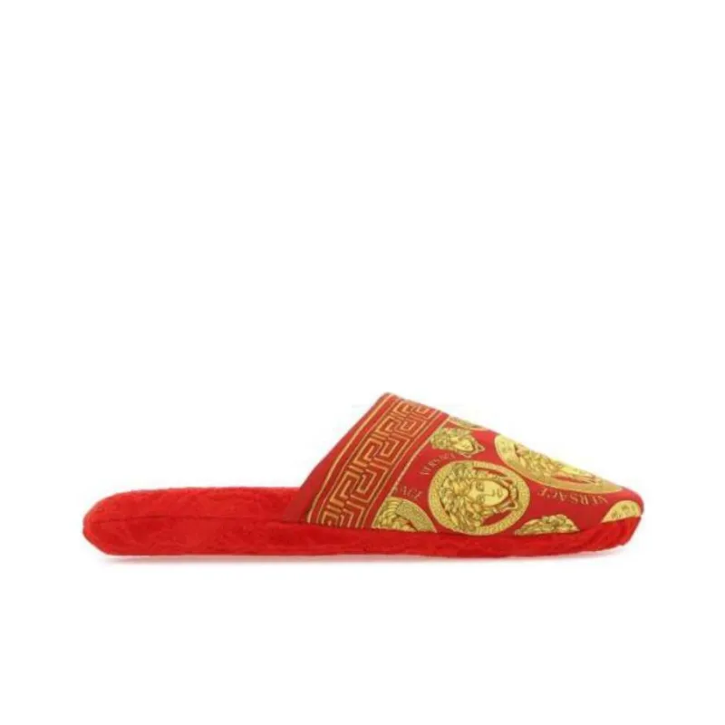 VERSACE Medusa Head Motif Slippers-1