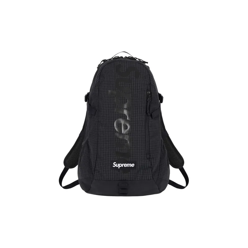 Supreme 500D Cordura Nylon Backpack Regular Unisex Black-0