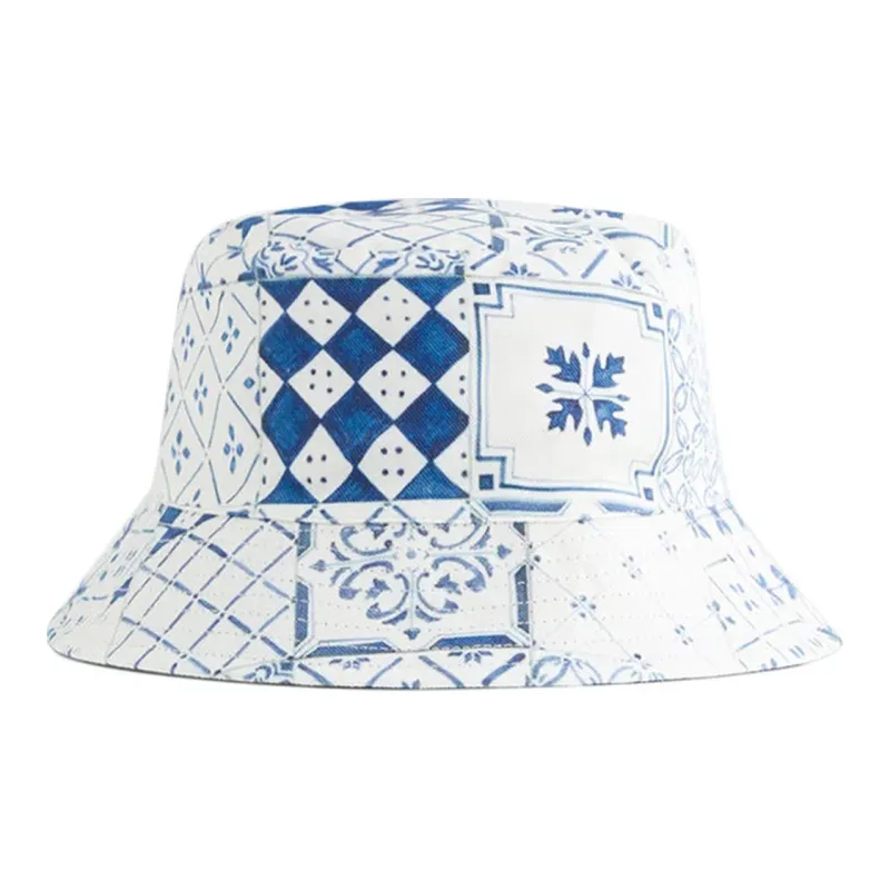 KITH Kids Azulejo Tiles Reversible Bucket Hat-0