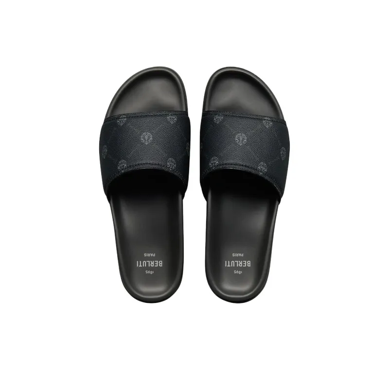 BERLUTI Stylish Sandals Men's Black-3