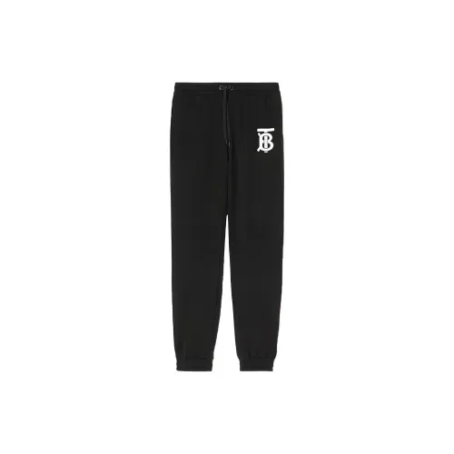 Burberry Knitted Sweatpants Men Black