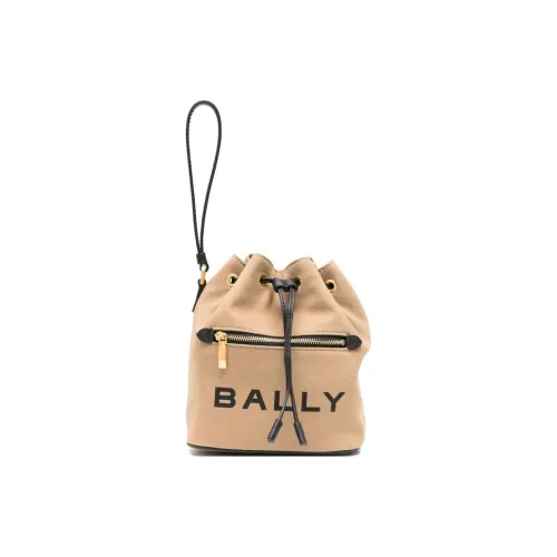 BALLY Bar Canvas Bucket Bag