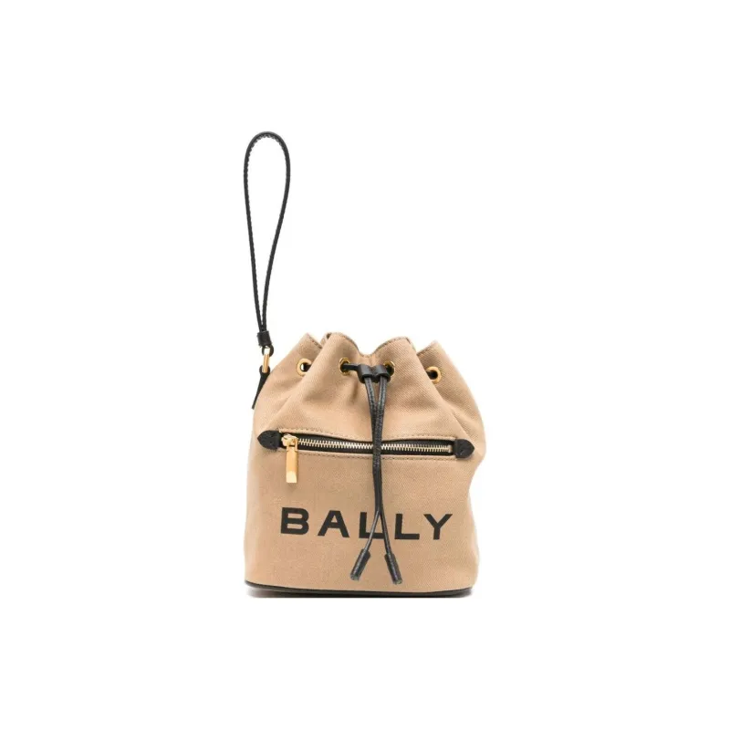 BALLY Bar Canvas Bucket Bag-0