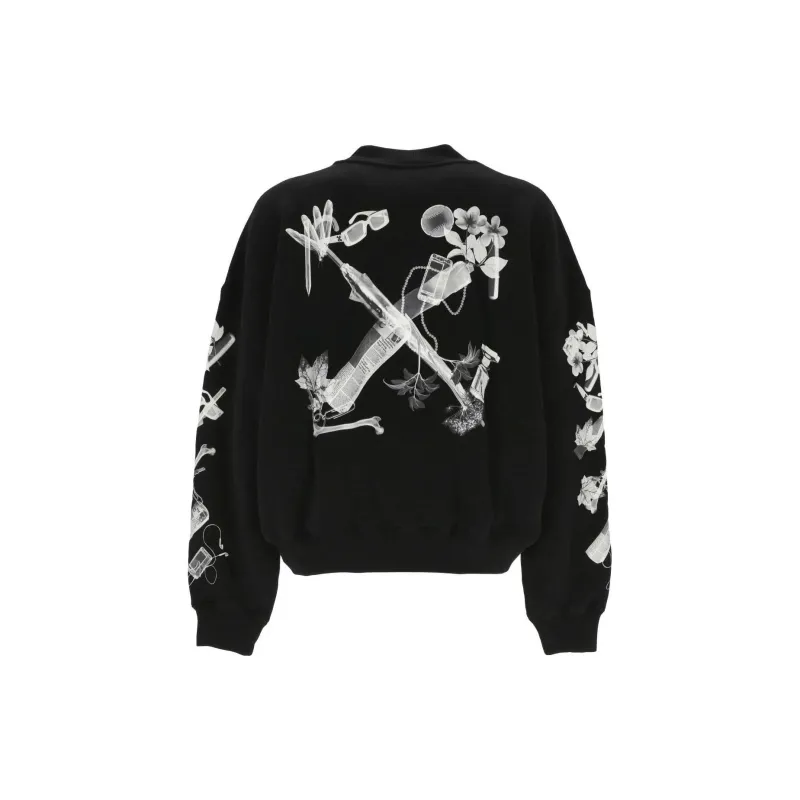 OFF WHITE SCAN ARR OVER CREWNECK-1