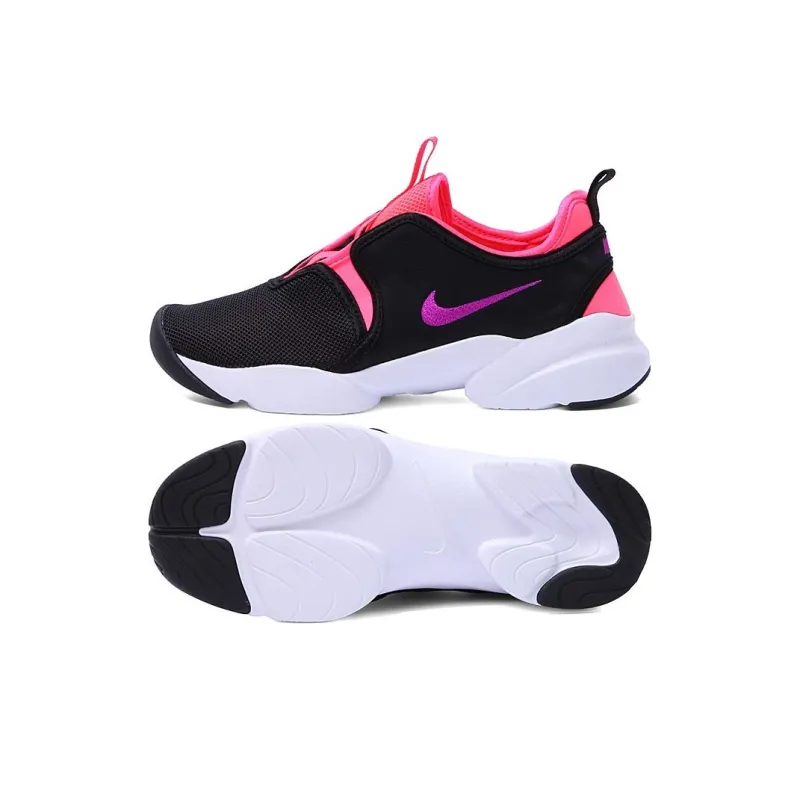 Nike Loden Cushioning Anti-Slip And Wear-Resistant Low-Top Running Shoes Women's Black Pink Purple-4
