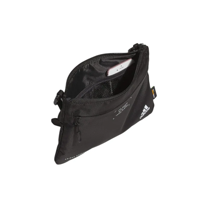 Adidas Nylon Crossbody Bag, Shoulder Bag Unisex Black-3