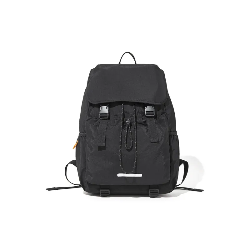 BOSTANTEN Fabric Backpack Regular Unisex Black/Green-5