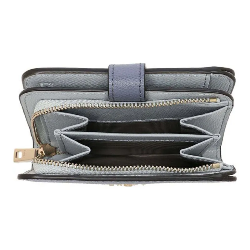Furla Leather Wallet Women's Camellia Blue-5