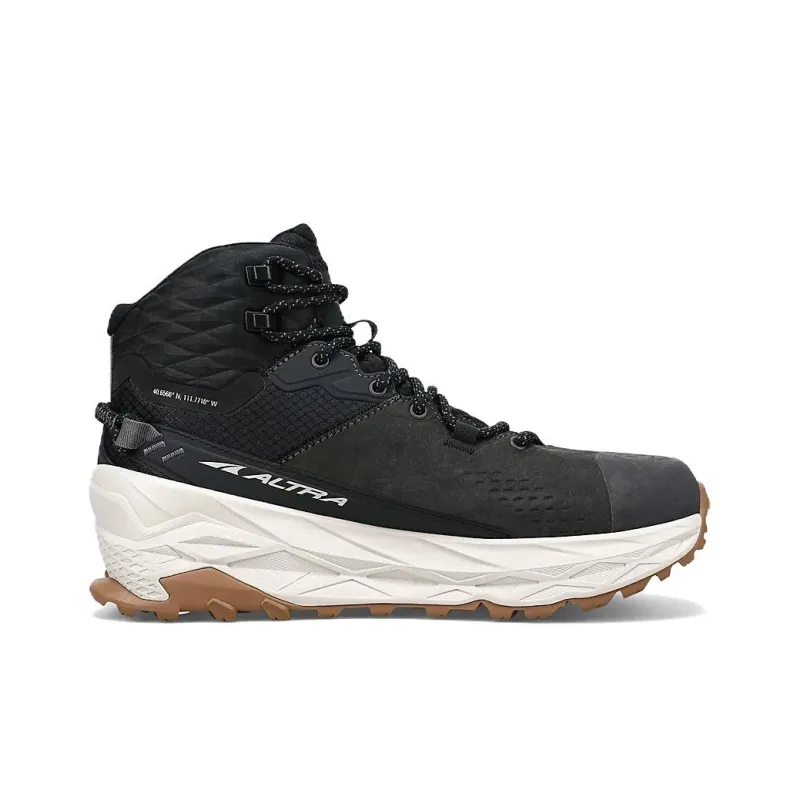 Altra Olympus 5 Hike GTX Wear-Resistant Cushioning Warm Water-Resistant Short Outdoor Boots Women's Black White-1