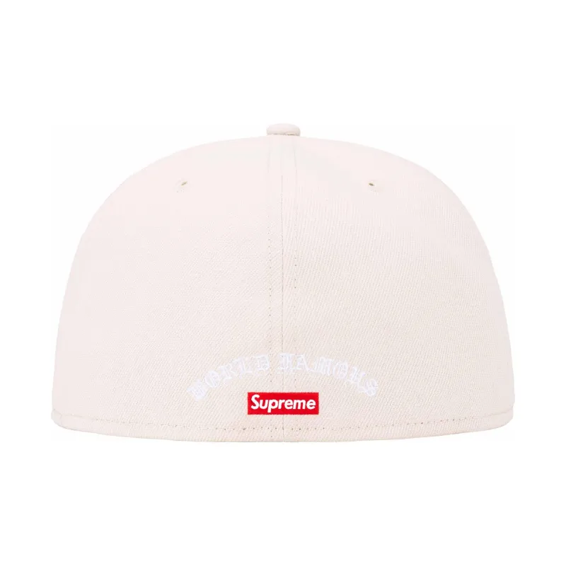 Supreme Metal Baseball Caps Unisex Ecru-1