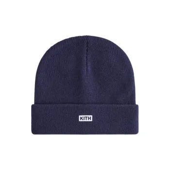 KITH Kids Toddler Classic Logo Rib Beanie