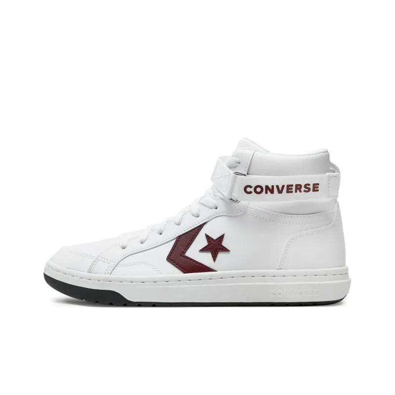 Pro Blaze Converse V2 Leather Mid 'White Cherry Daze'-0