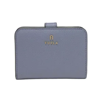Furla Leather Wallet Women's Camellia Blue