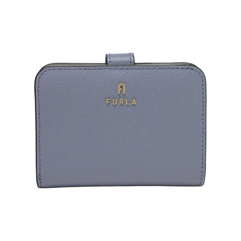 Furla Leather Wallet Women's Camellia Blue-0