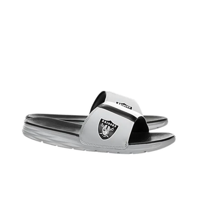 Nike Benassi Solarsoft Slide Oakland Raiders-2