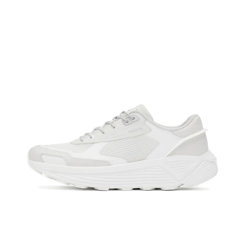 DESCENTE DUALIS Shock absorbing, Breathable, Resilient Support Low Top Casual Shoes Men's White-0