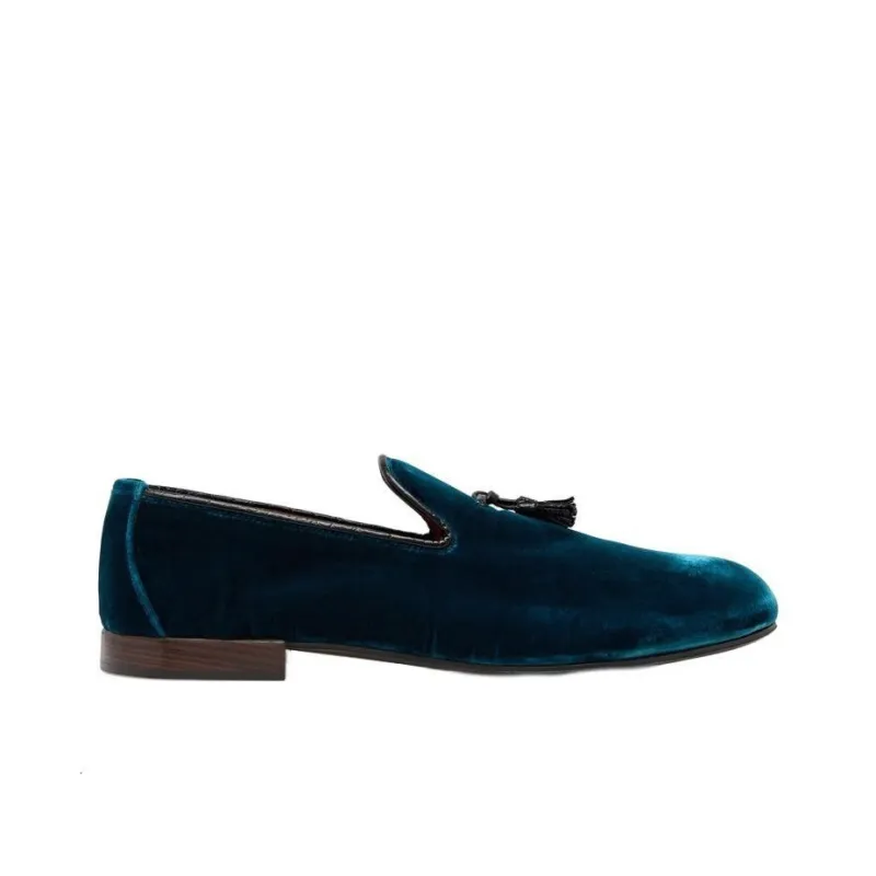 TOM FORD Nicolas Loafers Men's Dark Blue-1