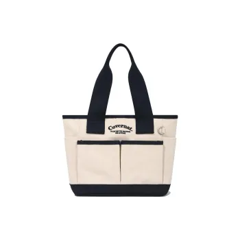 COVERNAT Canvas Bag, Tote Bag, Shopping Bag, Handbag Unisex Marine Blue