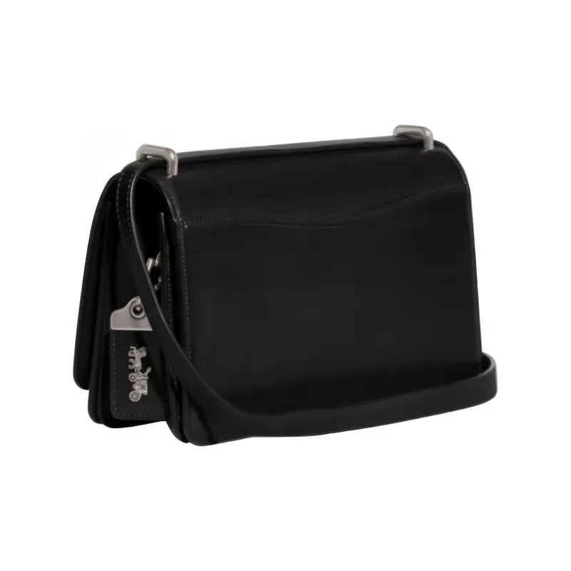 COACH Bandit Cow Leather Crossbody Bag, Shoulder Bag Medium Size Women's Black-1