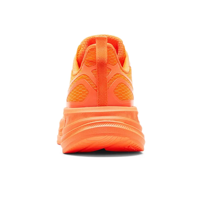 PEAK Cushioning Breathable Lightweight Rebound Low Top Running Shoes Men's Flame Tangerine-4