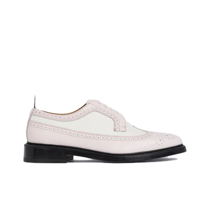 THOM BROWNE· Flat Shoes Men's Pink White-1