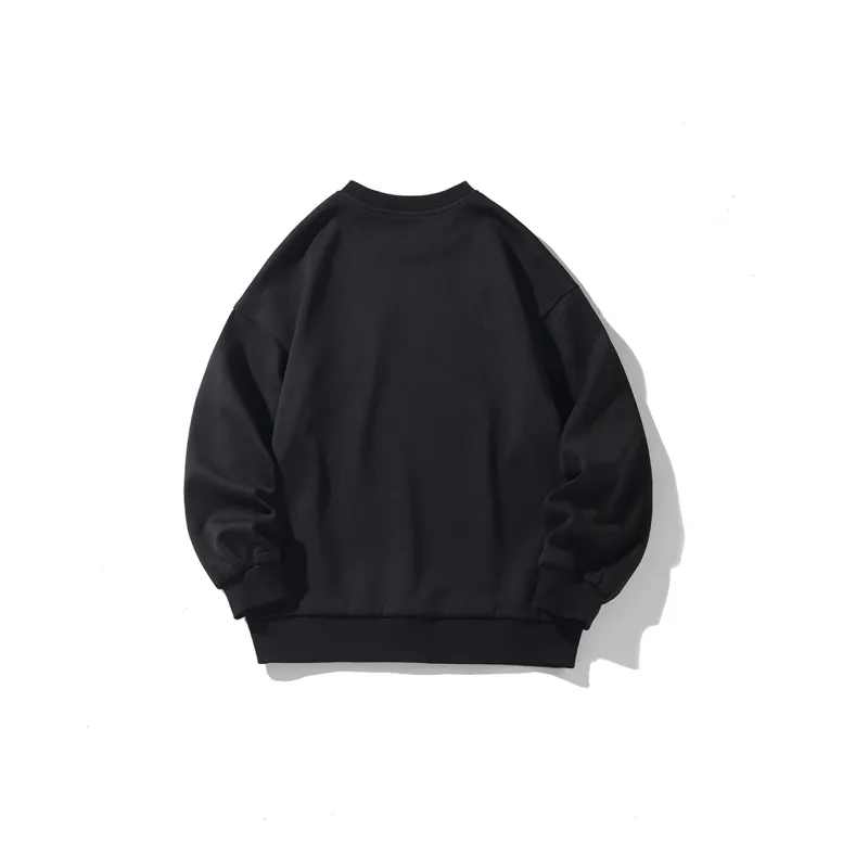 YooMore American Casual Bear-Print Unisex Sweatshirt-2