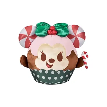 Disney Baking Mini Treats Collection Mint Chocolate Paper Cup Cake, Minnie Style Dolls Plush Doll 22cm Height
