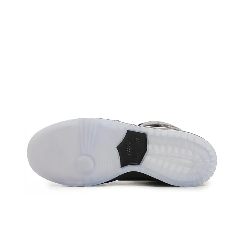 Nike Dunk SB Petoskey Premier Special Box Non slip Lightweight High Top Skateboard Shoes Unisex Black Gray White-3