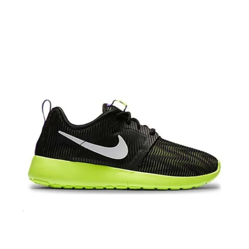 Nike Roshe One Flight Weight Black Ghost Green GS-1