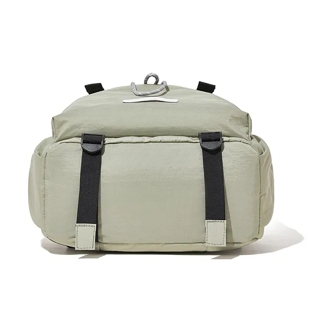 BOSTANTEN Fabric Backpack Regular Unisex Black/Green-3