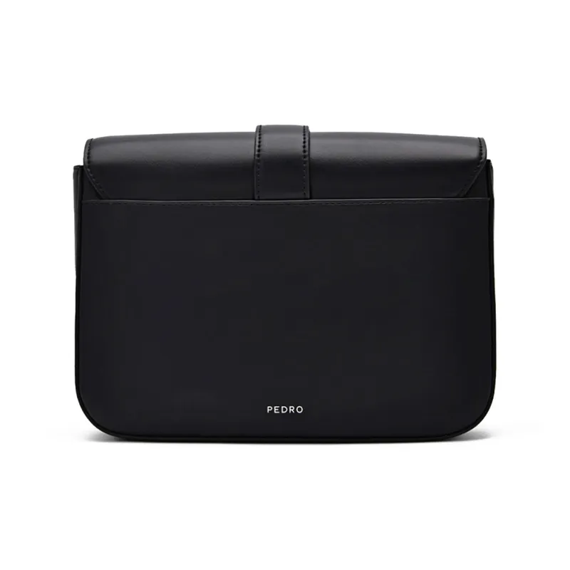 PEDRO PU Crossbody Bag, Shoulder Bag Women's Black/Sand-2