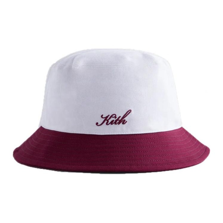 KITH KIDS WHITE BIG LETTERS BUCKET HAT store (sample hat)