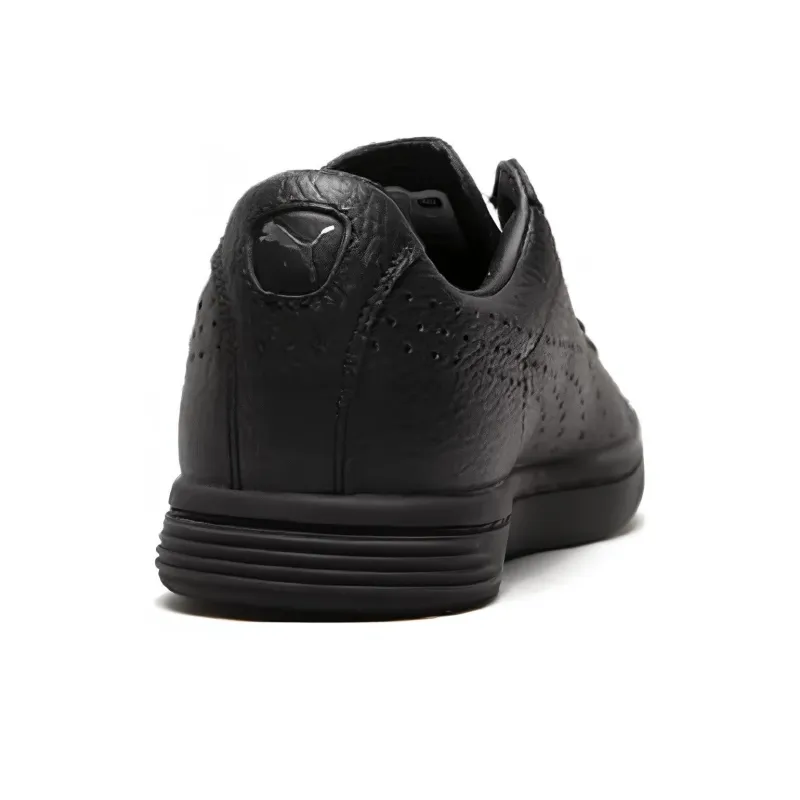 PUMA Court Star Gold Slip-Resistant Cushioning Wear-Resistant Low-Top Skateboard Shoes Unisex Black-4