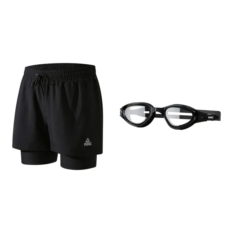 PEAK Swimming Sets Polyester Pool Men's Black-0