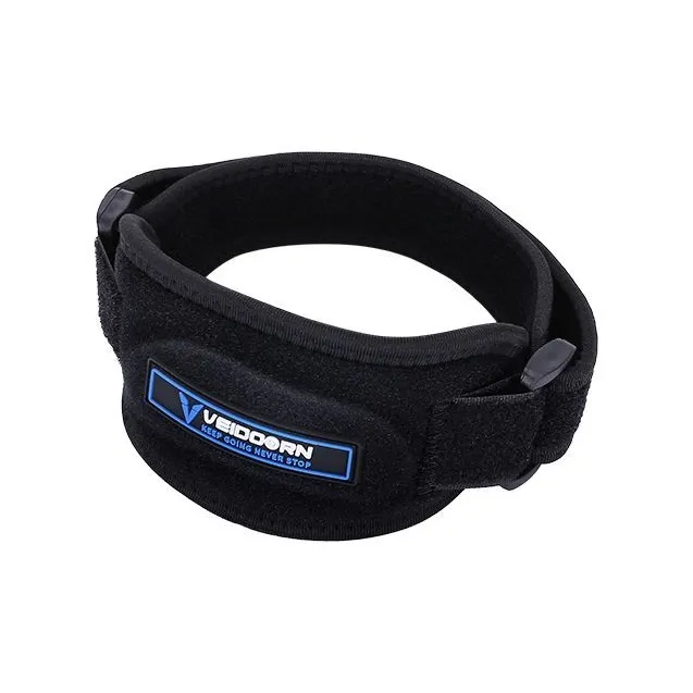 VEIDOORN Running Basketball Patella Bands Fluorescent Gray Black Polyamide-7