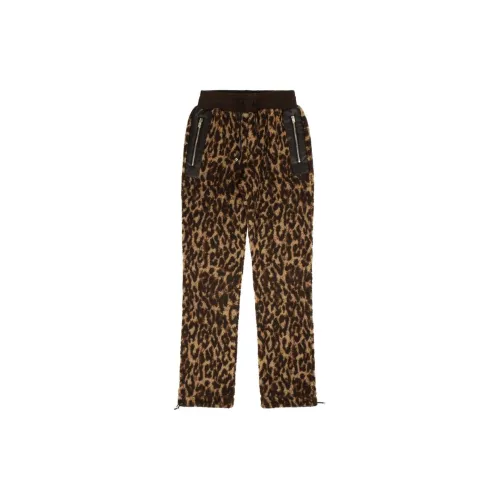 AMIRI Leopard-print Fleece Trousers