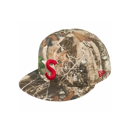 Supreme Gold Cross S Logo New Era Fitted Hat