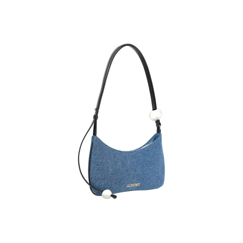 Jacquemus Le Bisou Denim Handbag Shoulder Bag Women's Blue-1