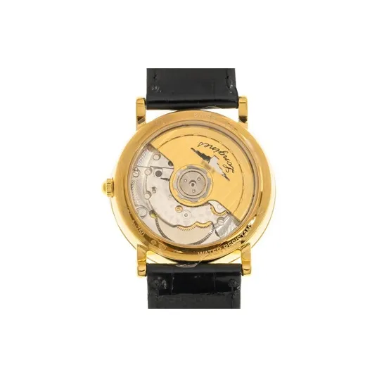 LONGINES Magnificent Collection Automatic Mechanical Movement Men's Watch 34.5mm White Dial 18K Rose Gold Watch Case-1