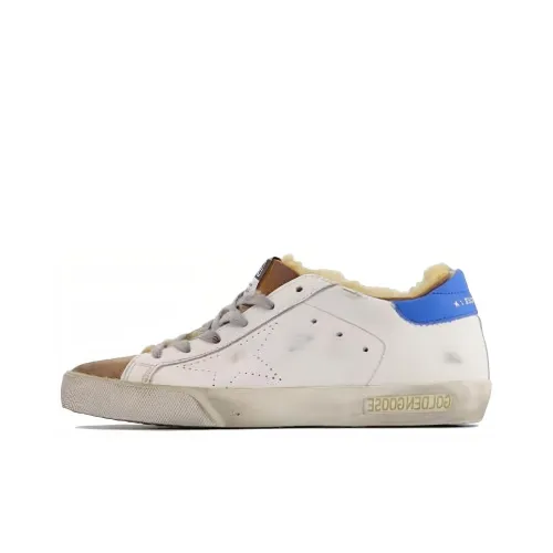 Golden Goose Super-Star Sherpa Blue Beige Women's