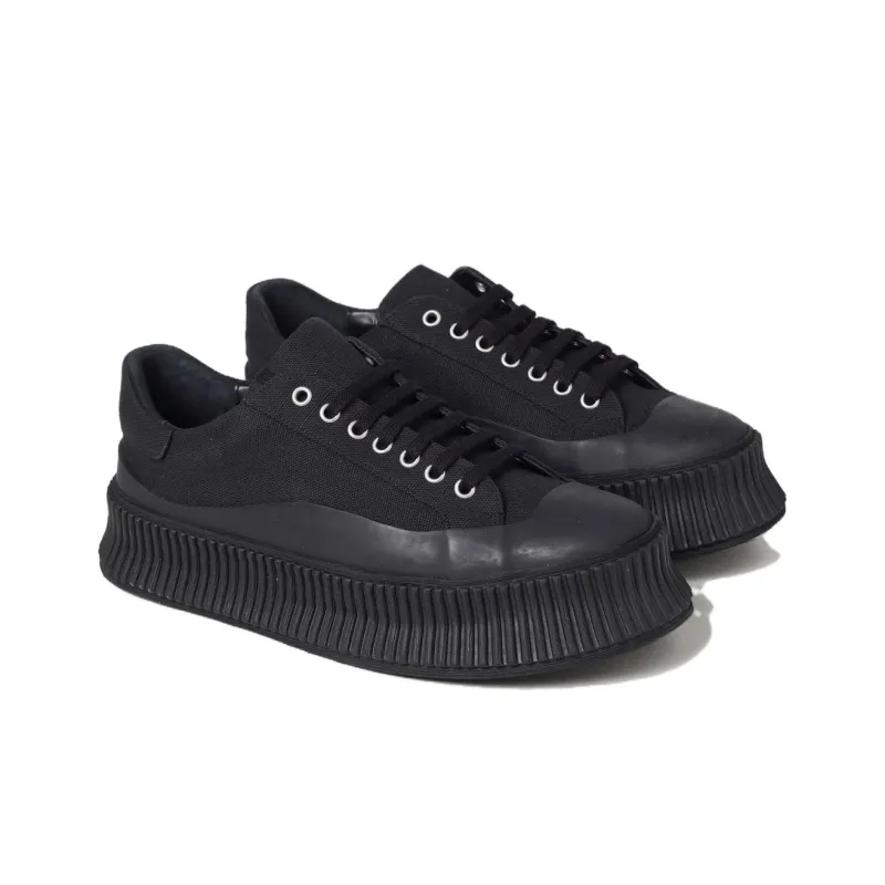 JIL SANDER Vulcanised-sole Low-top Sneakers-2