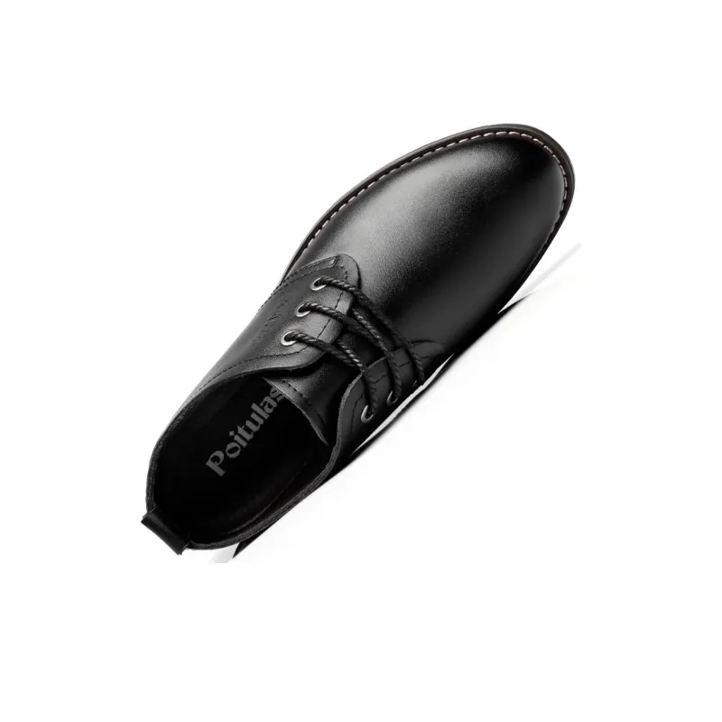 Poitulas Dress Shoes Men's Black-3