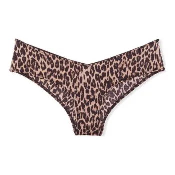 Victoria's Secret Underpants Women's 1 Pack Brown Animal Print